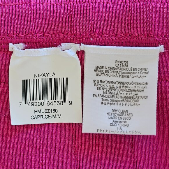 Herve Leger Pink Nikayla dress Size Medium - Picture 5 of 6